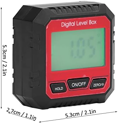 Inclinomètre Numérique Avec Base Magnétique - Mesure 360°, Précision ±0.1°, écran LCD, Pour Bois, Construction, Bricolage - 4