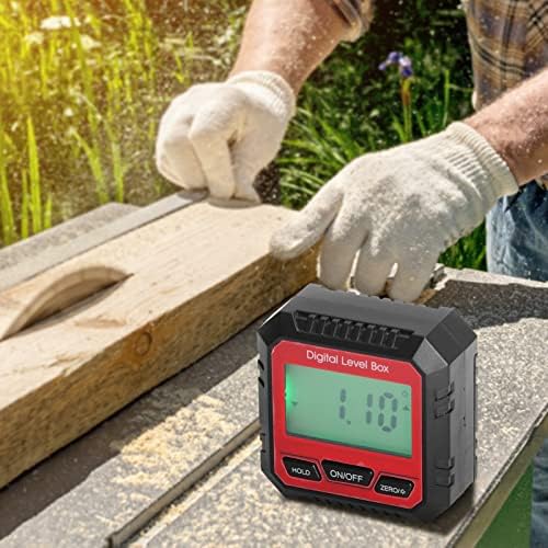 Inclinomètre Numérique Avec Base Magnétique - Mesure 360°, Précision ±0.1°, écran LCD, Pour Bois, Construction, Bricolage - 12